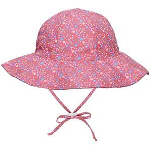 LOT of 2 Kids Flower Bucket Sun Protection Hat UPF/UV 50+ Adjustable Drawstring